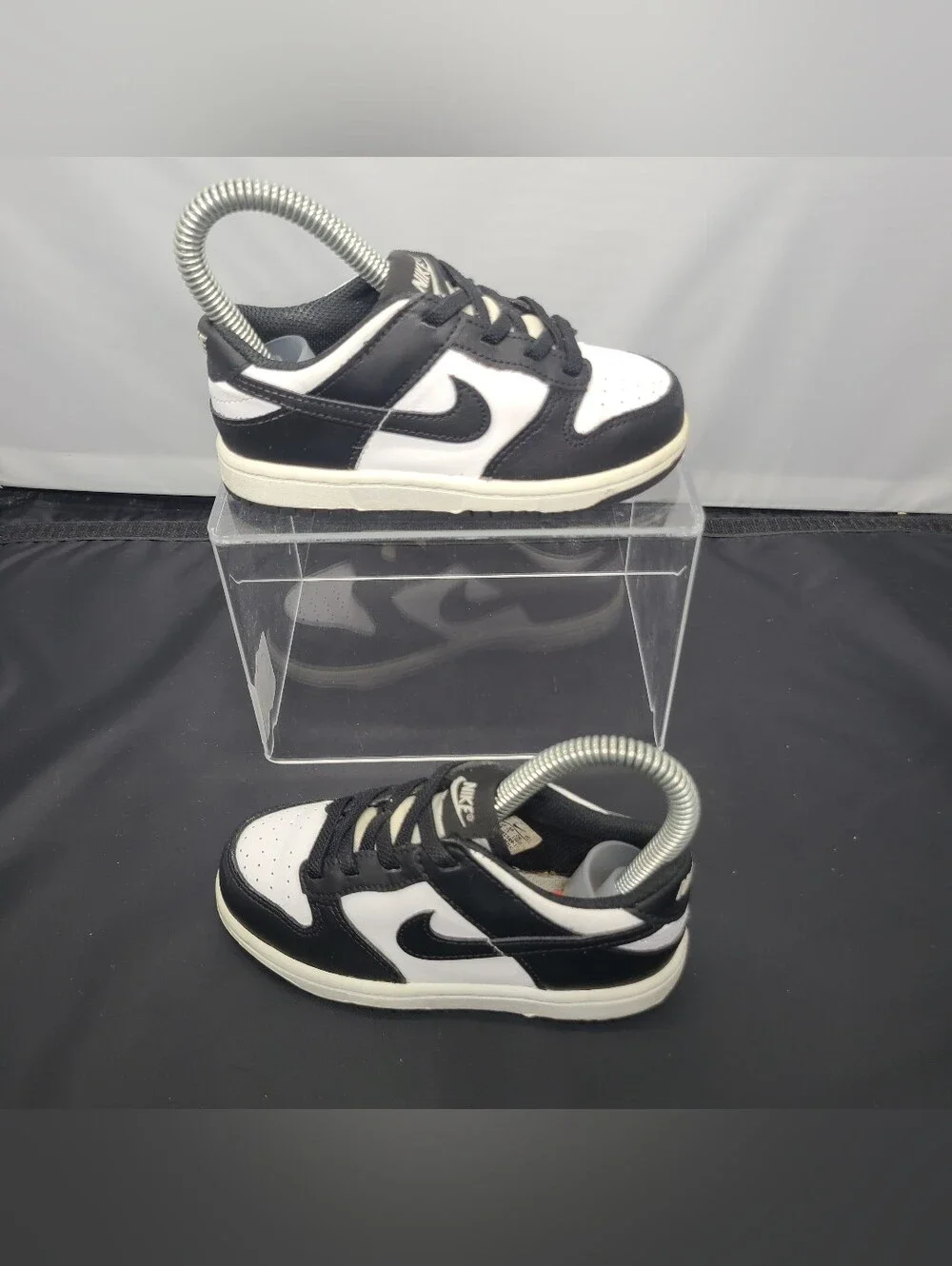 Nike Dunk Low (TDE) TD Toddler Black White Panda CW1589-100 Toddler Size 9C